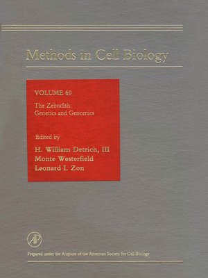 cover image of Methods in Cell Biology, Volume 60